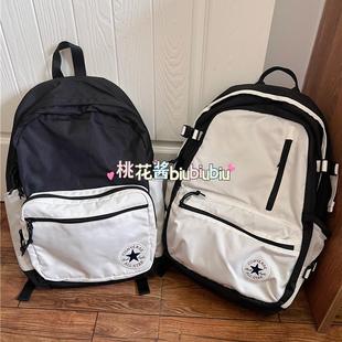 A01 10026650 CONVERSE匡威黑白色无脸男双肩背书包10026647 A03