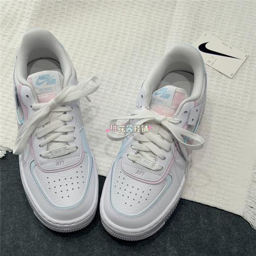 Nike耐克26年新款女款空军一号AF1马卡龙色运动休闲鞋DZ1847-121