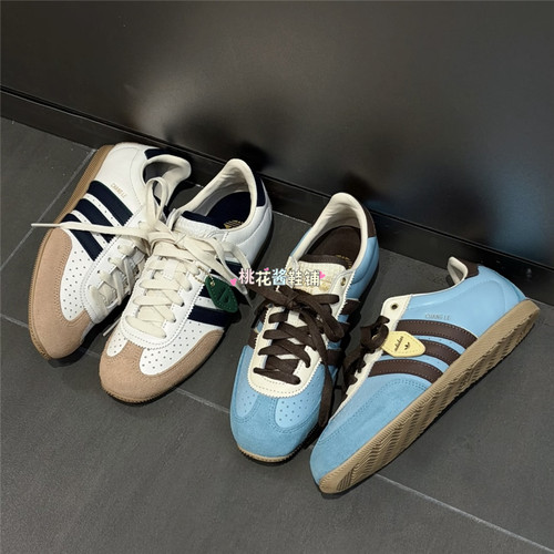 Adidas三叶草26年夏季女CHANGLE复古薄底休闲鞋T头LA1355 LA1356
