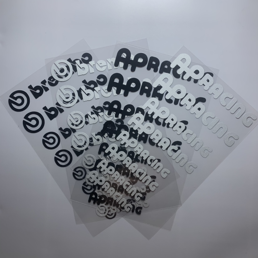 适用于奔驰宝马布雷博卡钳贴纸鲍鱼奥迪AP刹车卡钳耐高温车贴包邮