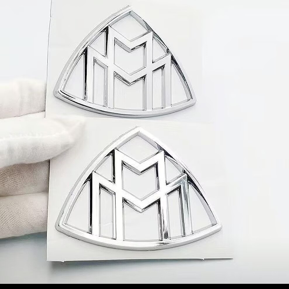 适用于奔驰新S级迈巴赫S450S560S680车标改装升级侧标金属车身贴