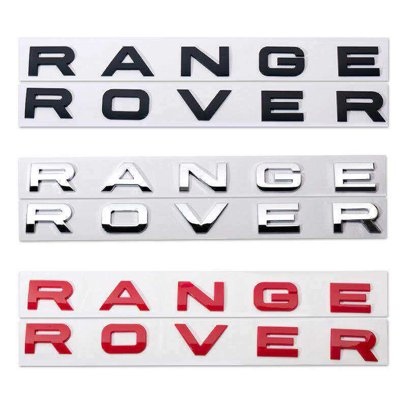 适用原厂路虎英文揽胜运动车标RANGE ROVER机盖字母极光标志前后