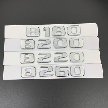 新款适用奔驰B级B180 B200 B220 B250 B260改装车标字母后尾标