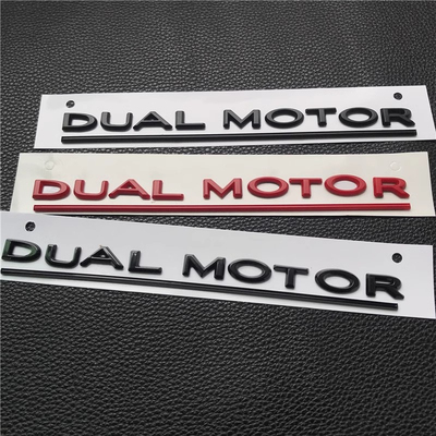 国产特斯拉model3 Y车标高性能双电机尾标英文字母DUAL MOTOR改装