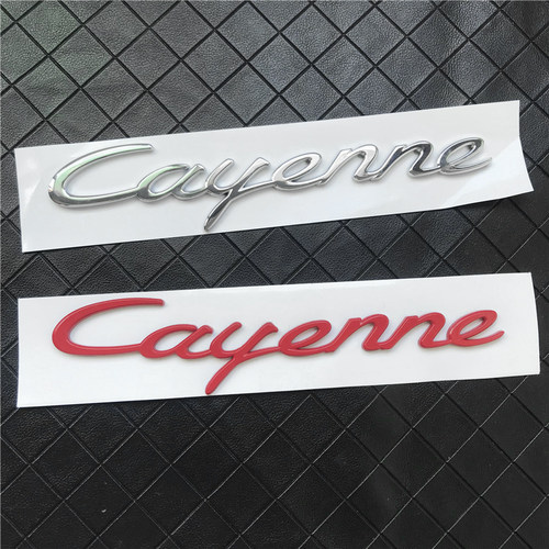 保时捷卡宴车标CayenneS标志改装凯宴GTS英文后车尾箱PORSCHE字母