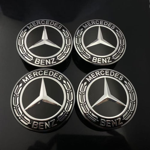 奔驰轮毂盖C200//E300/S400车轮标志S级/ML/GL/GLK/GLE轮毂中心盖