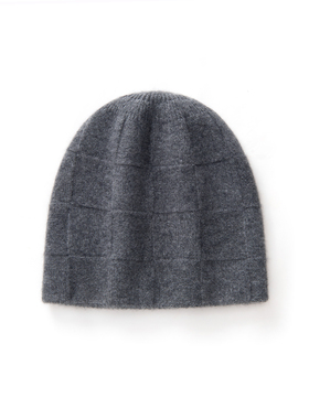 秋冬100%山羊绒保暖护耳帽子