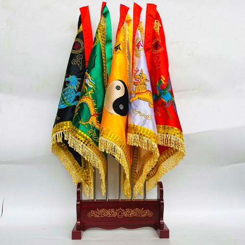 大号令旗全套缎布四神兽