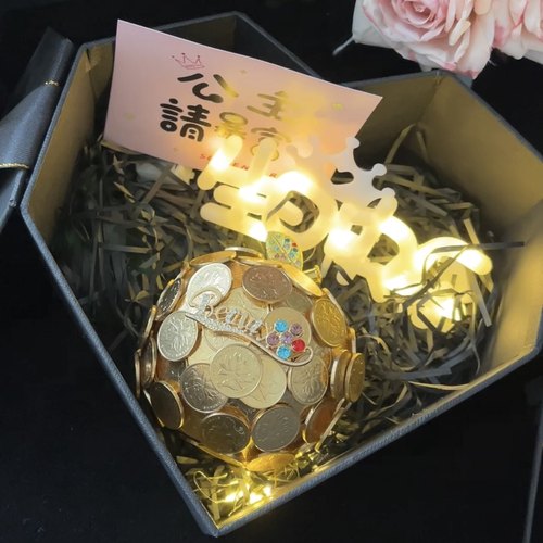 平安夜硬币苹果diy手工材料包全套金色平安果圣诞节礼物送女朋友