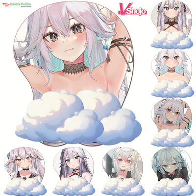 Veibae 3D鼠标垫 Vshojo Vtuber护腕垫虚拟主播胸部硅胶垫定制