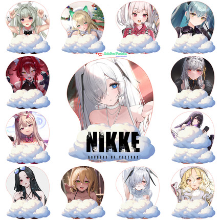 胜利女神妮姬3D鼠标垫Nikkle Viper Cinderella Anis护腕垫周边
