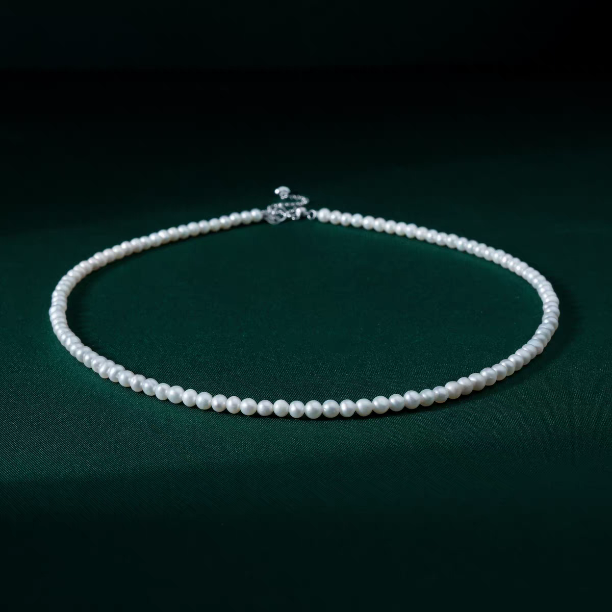 天然淡水珍珠项链4.5mm左右近圆礼盒装925银扣头2639送妈妈项链,个性定制/设计服务/DIY,其它饰品定制,淘宝优惠券,粉丝福利购,淘宝优惠卷