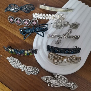 阿jiD发夹豆豆压夹弹夹横夹一字夹抓夹2508美妍饰品特价折扣店