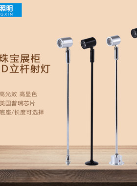 LED1W3W射灯珠宝柜台展柜手办灯