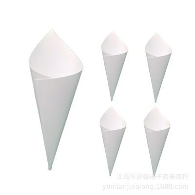 欧式婚庆花束包装纸珠光纸卡片牛皮纸锥形纸花筒蛋筒纸包装盒现货