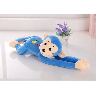 新款车载纸抽猴子毛绒玩具创意布娃娃长臂猴抱枕窗帘吊猴玩偶儿童