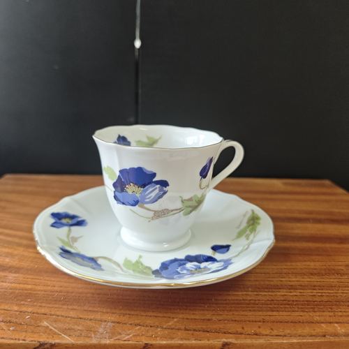 日本出口花草纹描金欧式咖啡杯 茶亦居日本古美术F14