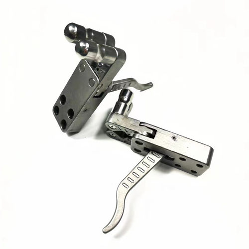 夹弹器不锈钢撒放器两轴联动304散放器机械夹蛋发射配件自动复位