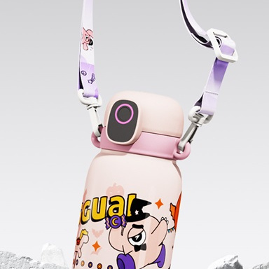 Meshpal可视对讲找家长安全指纹水杯儿童水杯 防走丢防投物防误喝