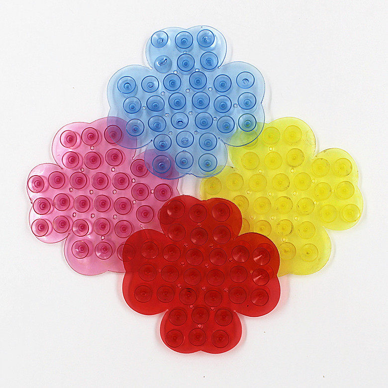 卡通粘物器浴室双面吸盘贴手机沐浴露洗发水神器可爱强力吸物器