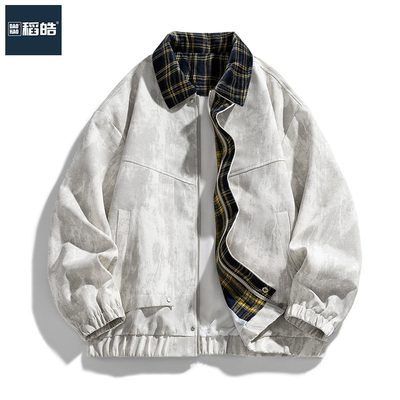 假两件夹克男百搭外套