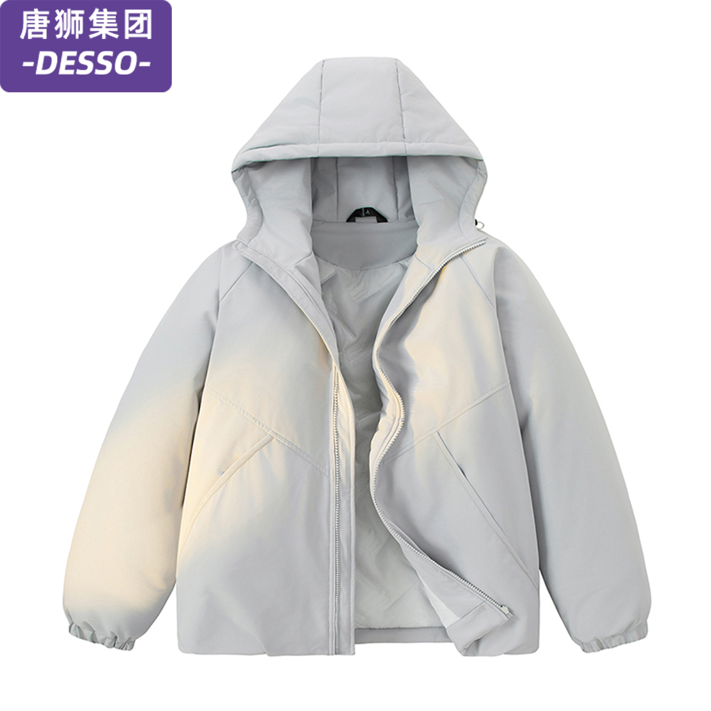 唐狮集团DESSO美式复古连帽棉衣