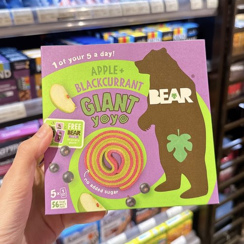香港代购Bear Paws Yoyo小熊果丹皮无添加混合水果卷儿童零食