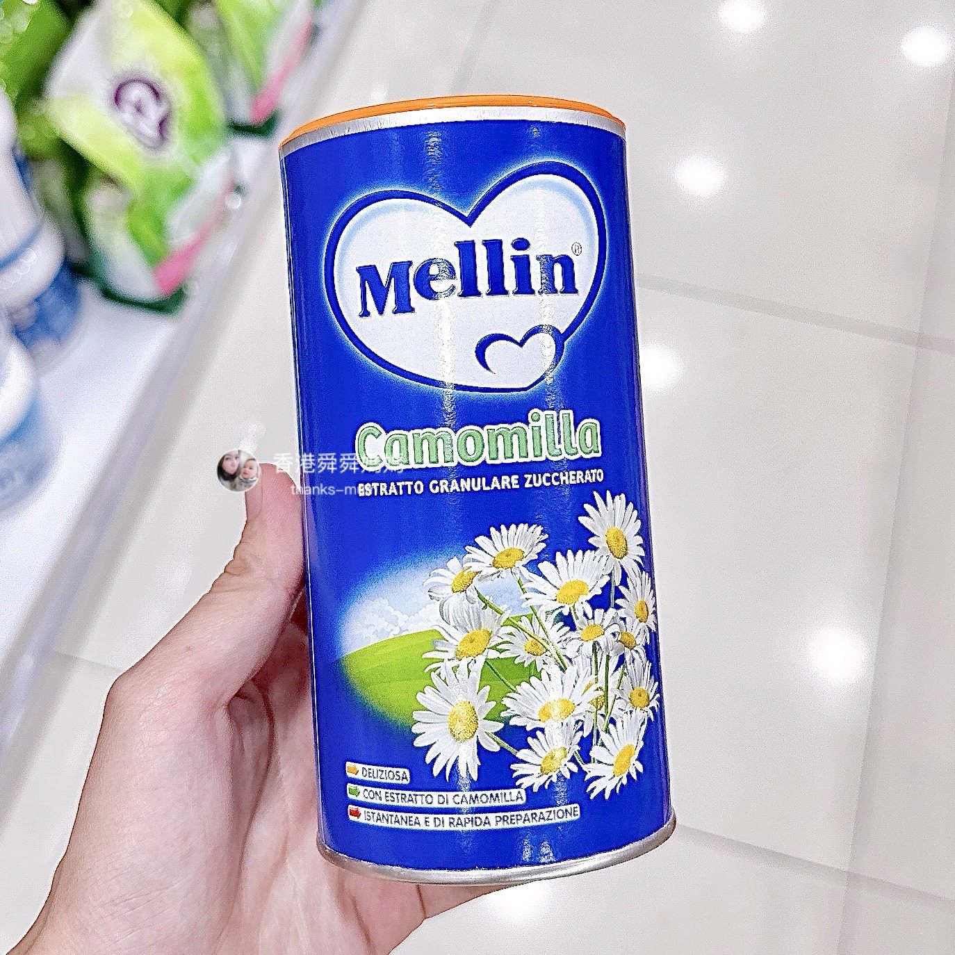 香港代购Mellin美林菊花晶奶伴婴儿童宝宝温和清热上火口臭烦躁1+