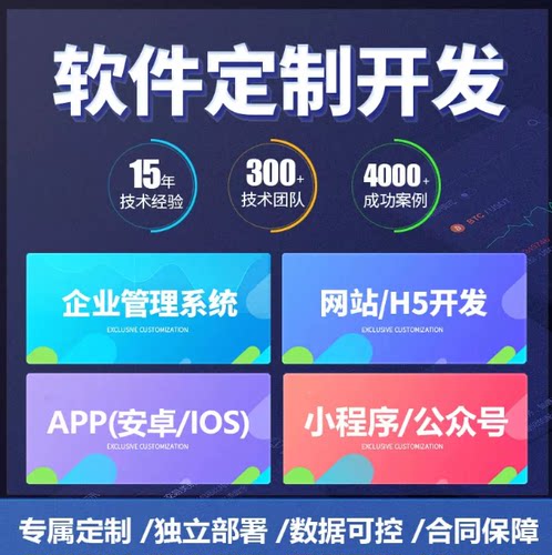软件定制开发ERP企业管理系统APP程序OA办公小程序设计java代做H5