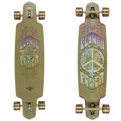 进口DUSTERS DUS-FLOWER 38英寸 速降代步刷街滑板 公路板长板