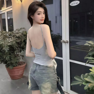 女士胖mm显瘦宽松印花吊带背心2026夏季 上衣 舒适内搭外穿打底女装