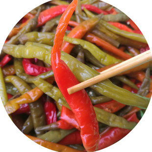 重庆特产秀山酸辣椒500g咸菜泡辣椒干泡椒食用下饭菜酸海椒包邮
