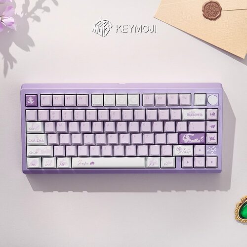 KEYMOJI 薇尔莉特紫罗兰花园 机械键盘键帽原厂高度wooting磁轴
