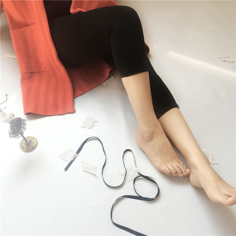 春秋薄款无缝薄款竹纤维七分打底裤加档黑色打底裤袜女打底七分袜,女士内衣/男士内衣/家居服,连裤袜/打底袜,淘宝优惠券,粉丝福利购,淘宝优惠卷