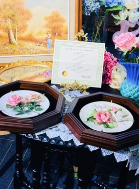 西洋古董 意大利 r.capodimonte 卡波迪蒙特 3D立体挂画 现货