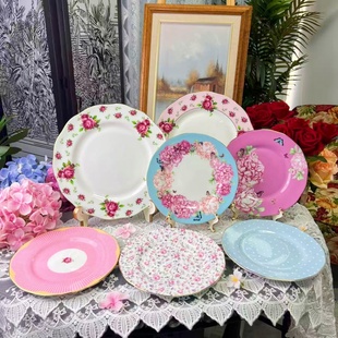 直播好价回馈 Albert皇家阿尔伯特骨瓷盘(全新微瑕20.cm)现货