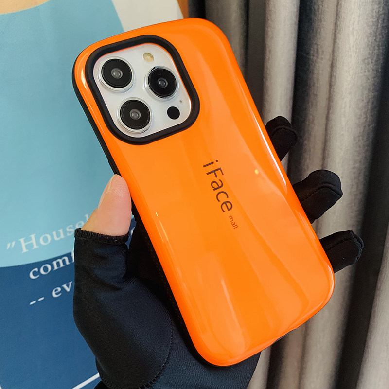 iFace适用苹果15手机壳小蛮腰亮面防摔保护套iPhone15