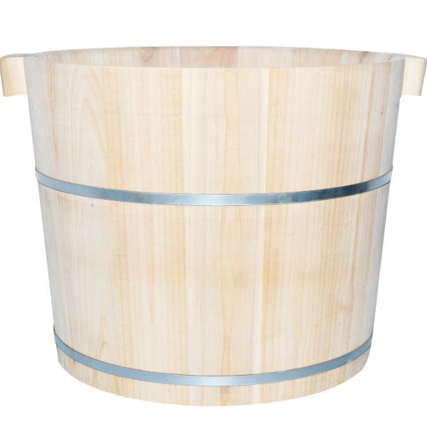 木桶盆成人泡洗脚足疗沐浴家用养生无胶油漆香杉木带盖21-60厘米