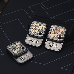 金属解压潮流玩具 贪吃蛇 世界EDC 01edc小方块游戏基展会限定款