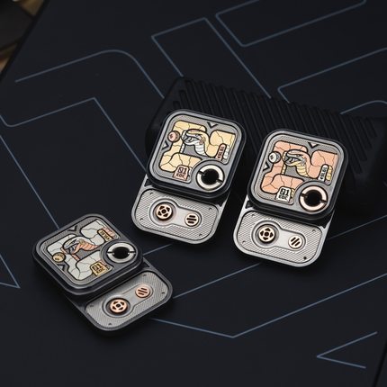 世界EDC 01edc小方块游戏基展会限定款贪吃蛇 金属解压潮流玩具