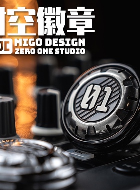 世界edc 01edc 时空徽章机械币啪啪币指尖陀螺推牌潮玩解压玩具