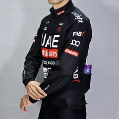 秋冬季公路自行车队UAE车迷版长袖骑行服 复刻版厚款保暖骑行上衣