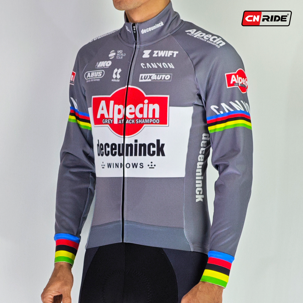 冬季新款保暖骑行防风衣 欧倍青公路车迷版防水加绒软壳夹克长袖