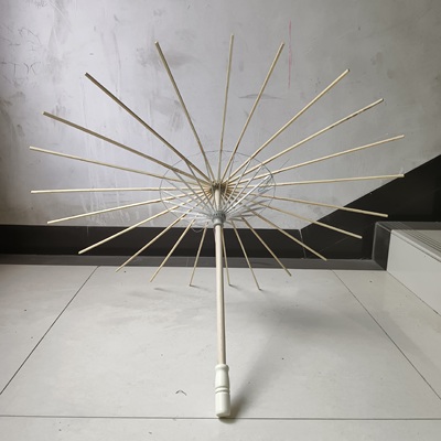 包邮油纸伞骨架DIY材料制作拍照写真cos道具伞半成品工艺伞伞骨架