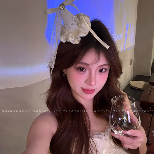 甜心狙击！氛围感少女生日帽发夹