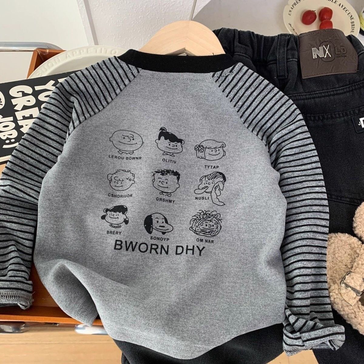 男童德绒打底衫秋冬磨毛内搭2025新款儿童卡通洋气百搭插肩T恤潮T,童装/婴儿装/亲子装,T恤,淘宝优惠券,粉丝福利购,淘宝优惠卷