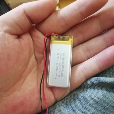 3.7V聚合物锂电池602248 062248 MP3 蓝牙音响 计时器 800MAH