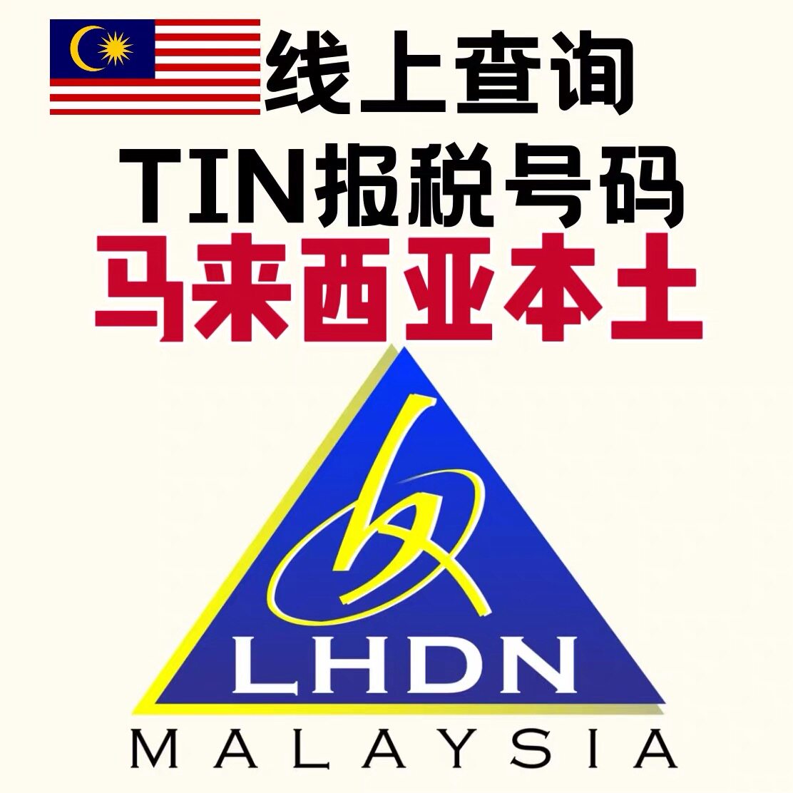 马来西亚个人税号申请TIN税号办理地址证明CRS无需到场