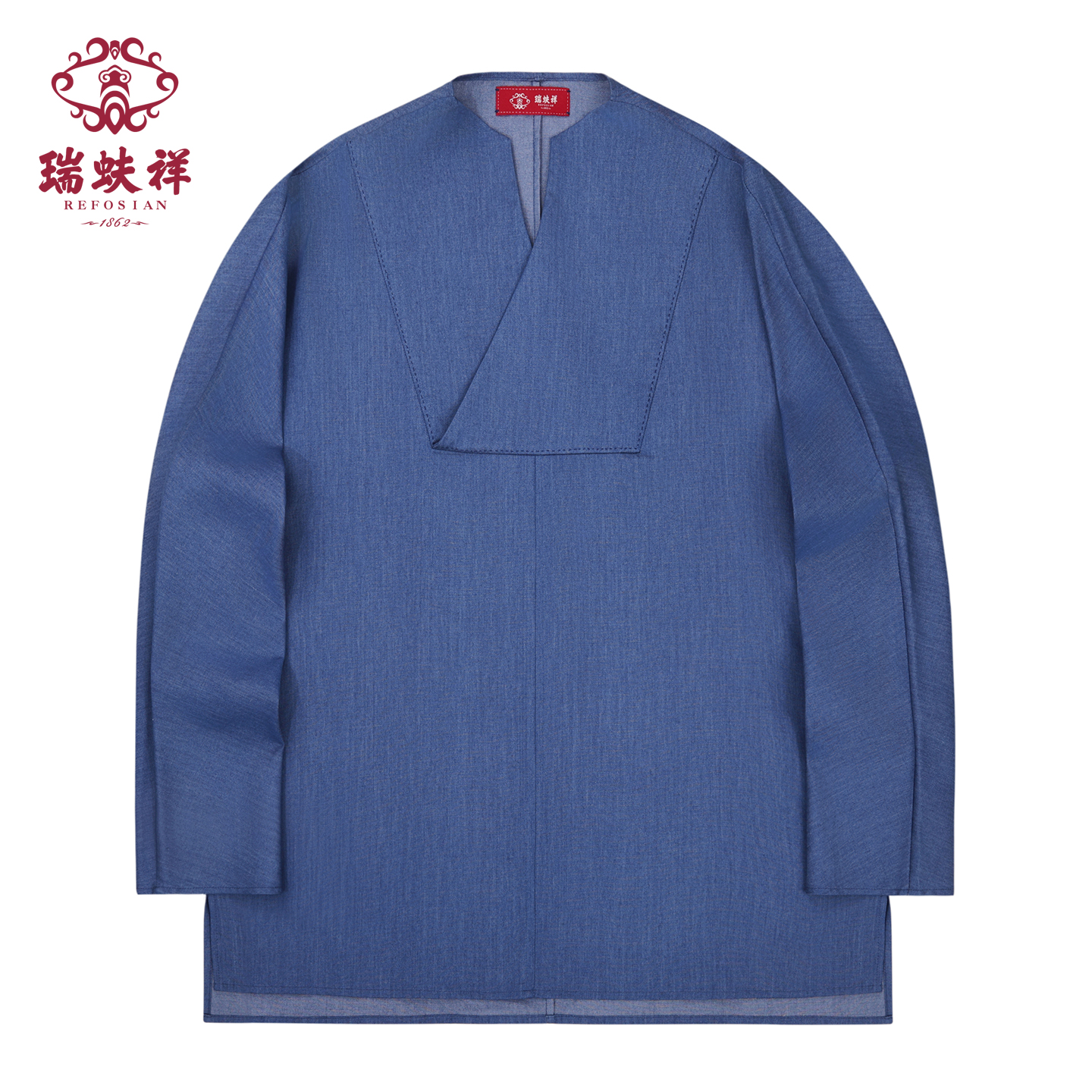 瑞蚨祥新中式国风100%纯棉套头衫