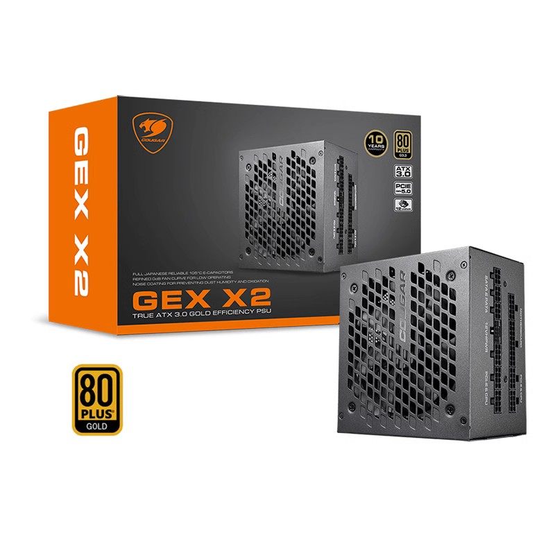 骨伽 GEX X2 850金牌全模组电源 ATX3.0/原生PCIe5.0/全日系电容图片